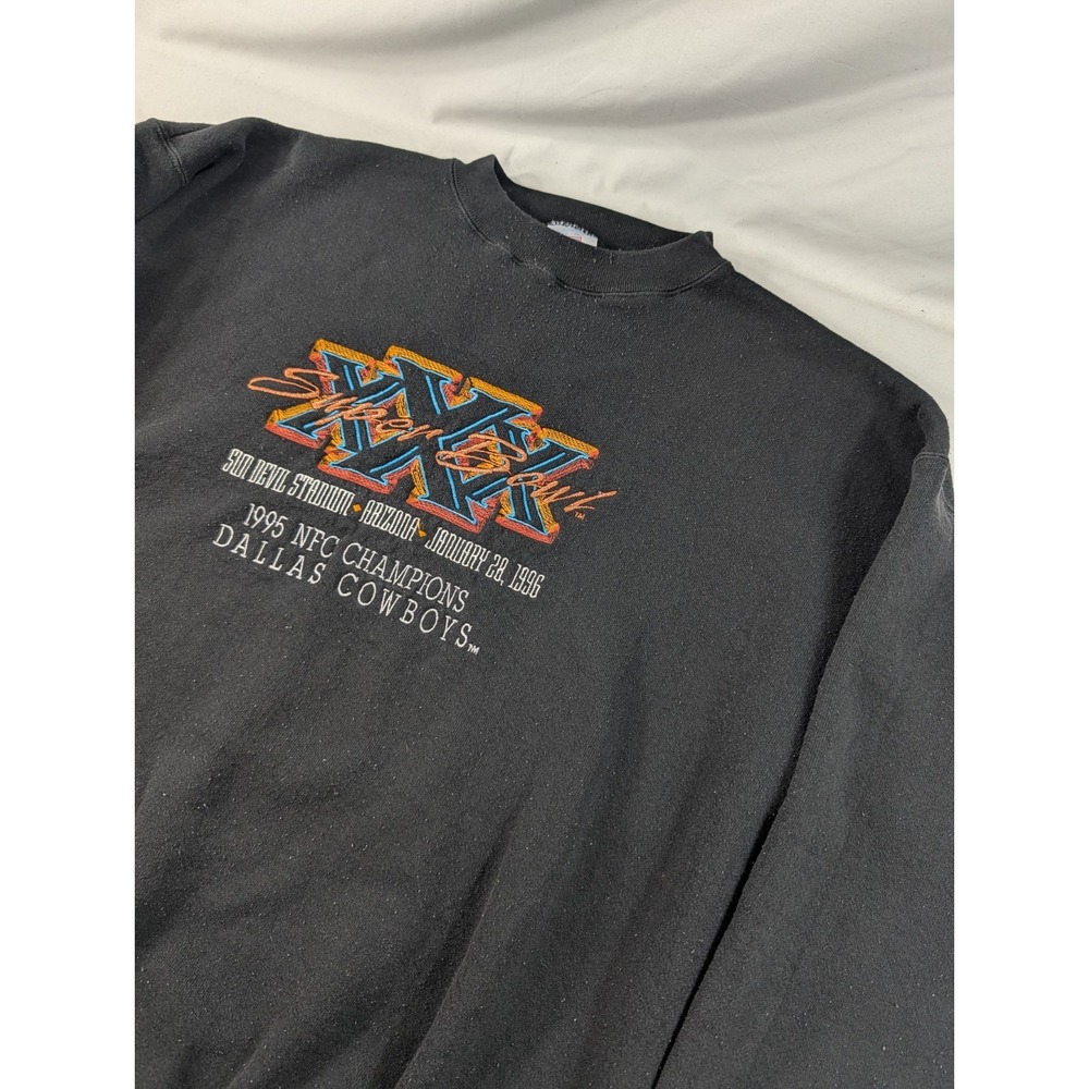 Vintage Dallas Cowboys NFC Champs Super Bowl XXX Crewneck Sweatshirt XL Logo 7